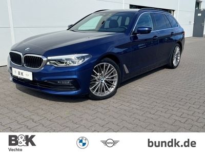 Gebraucht BMW 520 Sport Line 190 PS (139 kW) 2019 Blau Kombi