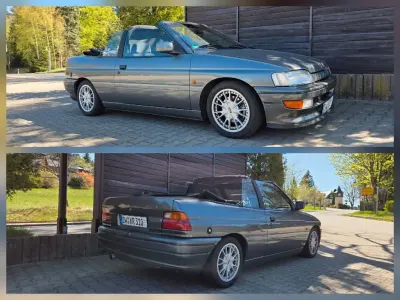 Gebraucht Ford Escort Cabriolet 131 PS (96 kW) 1992 Grau Cabrio
