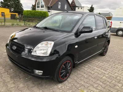 Gebraucht Kia Picanto EX 65 PS (47 kW) 2005 Schwarz Kleinwagen