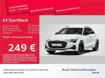 Używany Audi A3 Performance 204 KM (150 kW) 2025 Biały Sedan/Limuzyna
