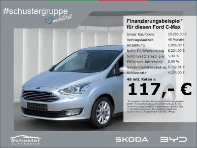 Gebraucht Ford C-MAX Titanium 170 PS (125 kW) 2015 Silber Van / Kleinbus
