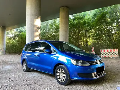 Gebraucht VW Sharan 184 PS (135 kW) 2018 Blau Van / Kleinbus