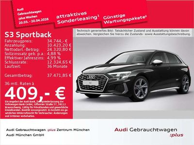 Gebraucht Audi S3 Sport 310 PS (228 kW) 2024 Mythosschwarz metallic Limousine