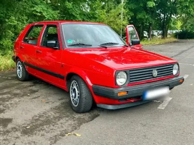 Gebraucht VW Golf II 75 PS (55 kW) 1990 Rot Kleinwagen