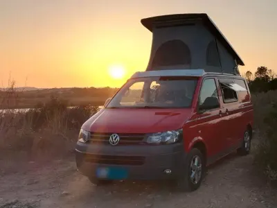 Usata VW Transporter 140 CV (102 kW) 2010 Rosso Furgone