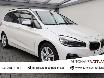 Gebraucht BMW 218 Gran Tourer Sport Line 136 PS (100 kW) 2021 Weiß Van / Kleinbus