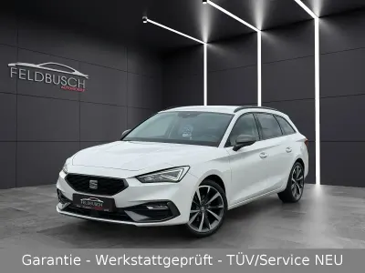 Używany Seat Leon FR 150 KM (110 kW) 2021 Biały Kombi