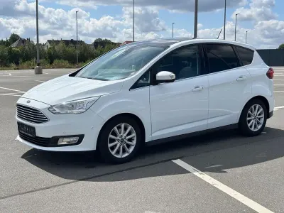 Gebraucht Ford C-MAX Titanium 125 PS (91 kW) 2018 Weiß Van / Kleinbus
