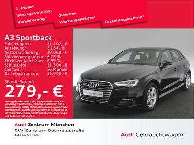 gebraucht Audi A3 Sportback e-tron A3 Sportback e-trontronic LED/Navi/PDC+/SitzHzg