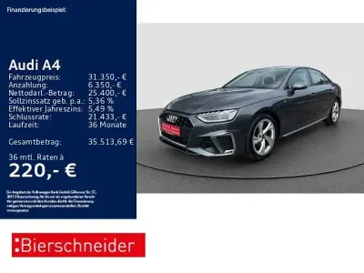 Gebraucht Audi A4 S-Line 150 PS (110 kW) 2024 Arkonaweiß Limousine