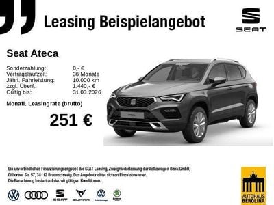 Neu Seat Ateca 150 PS (110 kW) 2026 Grau SUV
