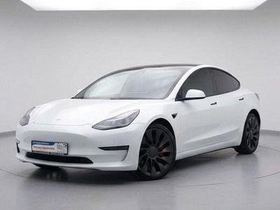 Begagnad Tesla Model 3 Performance 377 kW (513 HK) 2021 Vit Sedan