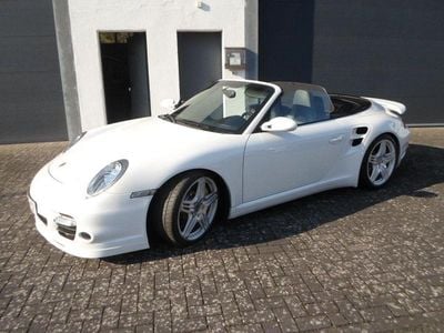 Usata Porsche 911 Turbo Cabriolet 480 CV (353 kW) 2008 Bianco Cabrio