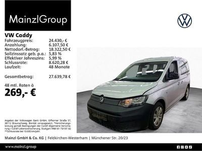 Gebraucht VW Caddy 102 PS (75 kW) 2022 Silber Van / Kleinbus