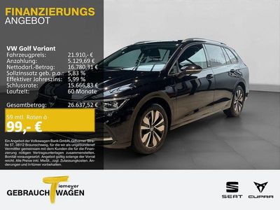 Gebraucht VW Golf VIII Move 150 PS (110 kW) 2024 Schwarz Kombi