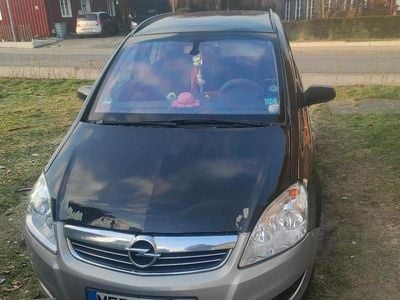 Gebraucht Opel Zafira 125 PS (91 kW) 2008 Schwarz Van / Kleinbus