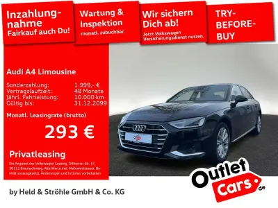 Gebraucht Audi A4 Advanced Plus 204 PS (150 kW) 2023 Brillantschwarz Limousine