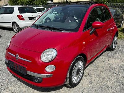 Usata Fiat 500 Lounge 75 CV (55 kW) 2009 Rosso Cabrio
