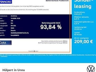 Gebraucht VW ID.4 Pro Performance 150 kW (204 PS) 2022 Rot SUV