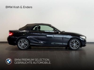 Schwarz Gebraucht 2021 BMW 218 Sport Line Cabrio | 24.488 € (Fairer Preis)