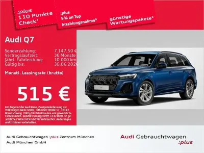 Gebraucht Audi Q7 S-Line 286 PS (210 kW) 2025 Ascariblau metallic SUV