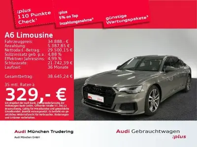Brugt Audi A6 Advanced 204 HK (150 kW) 2022 Grå Sedan