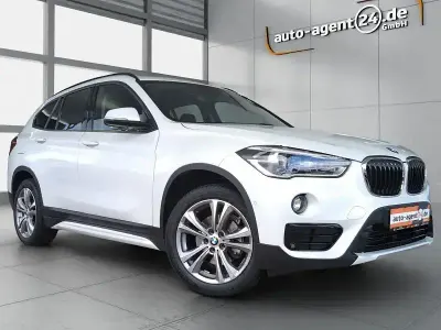 Gebraucht BMW X1 Sport Line 136 PS (100 kW) 2017 Mineralweiss metallic SUV