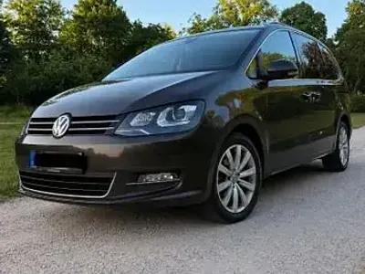 Gebraucht VW Sharan Highline 184 PS (135 kW) 2016 Schwarz Van / Kleinbus
