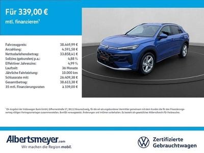Neu VW T-Roc Life 150 PS (110 kW) 2026 Blau SUV