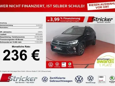 Gebraucht VW Taigo R-line 150 PS (110 kW) 2022 Deep black perleffekt (metallic) SUV
