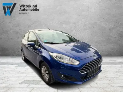 Gebraucht Ford Fiesta Titanium 95 PS (69 kW) 2014 Blau Kleinwagen