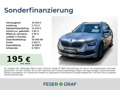 Gebraucht Skoda Kamiq Tour 110 PS (80 kW) 2022 Silber SUV