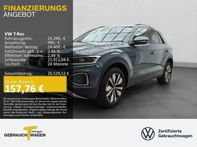 Blau Gebraucht 2024 VW T-Roc Move SUV | 24.870 € (Guter Preis)