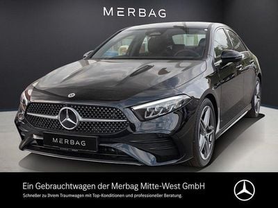 Gebraucht Mercedes A180 AMG 136 PS (100 kW) 2024 Unilack nachtschwarz Limousine