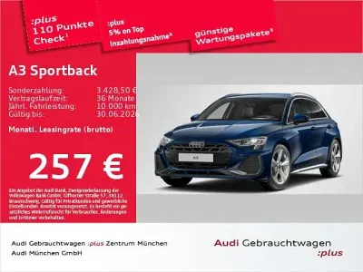 Używany Audi A3 S-Line 116 KM (85 kW) 2025 Niebieski Sedan/Limuzyna