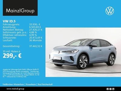 Gebraucht VW ID.5 GTX 219 kW (299 PS) 2023 Stonewashed blue metallic/schw SUV