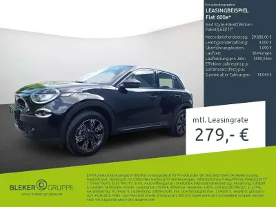 Ny Fiat 600 Red 114 kW (156 HK) 2025 Svart SUV