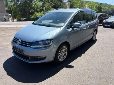Gebraucht VW Sharan Cup 140 PS (102 kW) 2014 Horizon blue metallic Van / Kleinbus