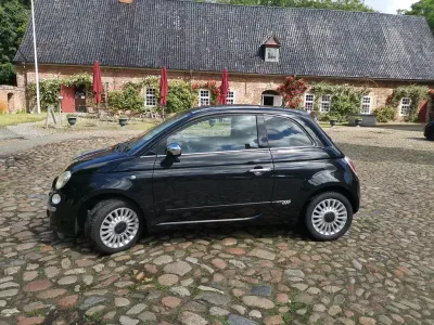 Gebraucht Fiat 500 Lounge 75 PS (55 kW) 2008 Schwarz Limousine