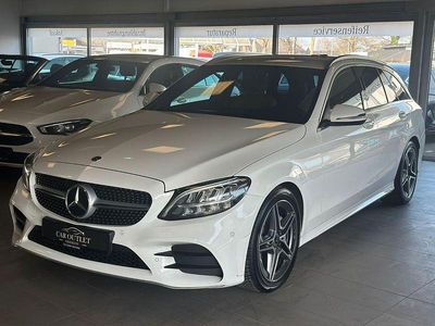 Gebraucht Mercedes C220 AMG line 194 PS (142 kW) 2019 Weiß Kombi