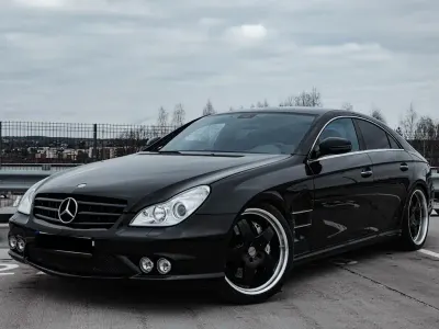 Brugt Mercedes CLS55 AMG AMG 476 HK (350 kW) 2005 Sort Sedan