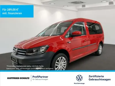 Gebraucht VW Caddy Trendline 131 PS (96 kW) 2019 Kirschrot Van / Kleinbus
