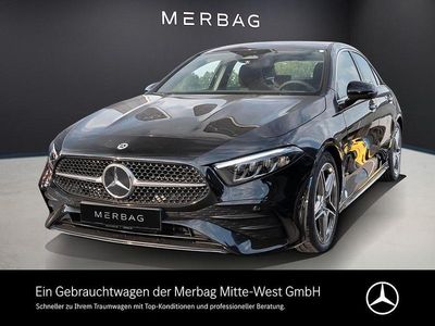 Gebraucht Mercedes A180 AMG 136 PS (100 kW) 2024 Unilack nachtschwarz Limousine