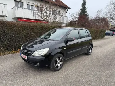Begagnad Hyundai Getz 97 HK (71 kW) 2008 Svart Halvkombi