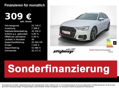 Gebraucht Audi S6 Ambiente 344 PS (253 kW) 2024 Gletscherweiß Kombi