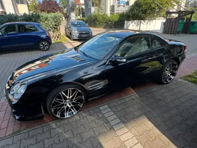 Gebraucht Mercedes SL350 2008 Blau Cabrio