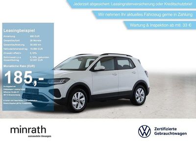 Gebraucht VW T-Cross Life 95 PS (69 kW) 2024 Weiß SUV