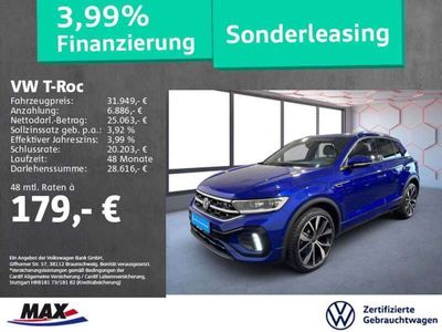 gebraucht VW T-Roc 1.5 TSI DSG R-LINE LED+NAVI+AHK+KAMERA+ACC