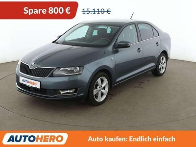 Gebraucht Skoda Rapid Clever 95 PS (69 kW) 2018 Grau Kleinwagen