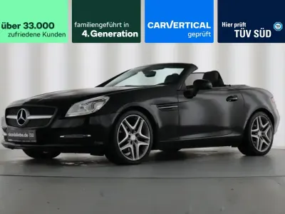 Gebraucht Mercedes SLK250 204 PS (150 kW) 2013 Obsidianschwarz  metalliclack Cabrio